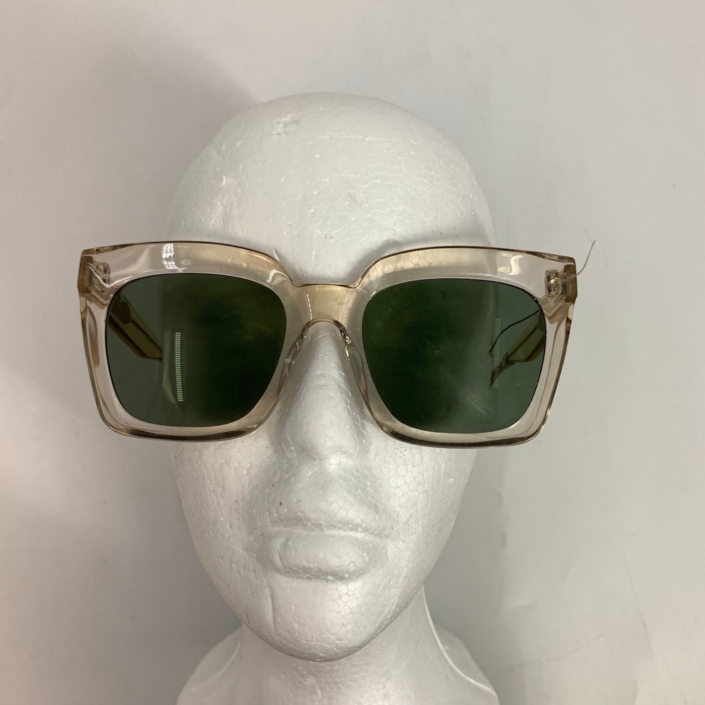 RAEN Vine Sunglasses Square Frames Ginger Clear Tinted Lens Womens